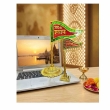 green red gold shyam flag idol medium size