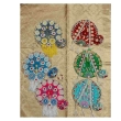 side view laddu gopal poshak pearl tassel stone work dress