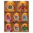 multicolor laddu gopal poshak for festive puja pearl tassel design
