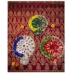 elegant laddu gopal poshak with floral border design