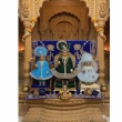 multicolor laddu gopal poshak sizes 0 to 6 floral stone embroidery dress