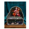 7 inch multicolour singhasan for small idols and temple decor