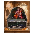 premium decorative throne singhasan with detailed multicolour design
