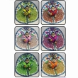 front view ladoo gopal poshak peacock embroidered dress