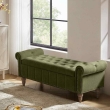 close up green ottoman fabric soft upholstery texture