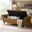 orange ottoman storage bench Georgia 58 by The Furnishery