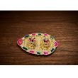 kumkum kankavati plate for pooja ceremonies and festive use