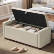 side view cream velvet upholstered ottoman bench sofa