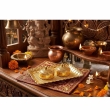 golden kumkum plate kankavati for pooja ceremonies and rituals
