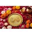 compact 3 inch kankavati kumkum plate for daily pooja rituals