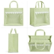 green handmade jute bag aesthetic eco friendly tote for daily use