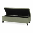 tufted ottoman bench sofa for bedroom seating and decor