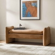 upholstered ottoman bench sofa with cushioned seating for home