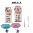uv sterilized baby finger toothbrush for infants pack of 2