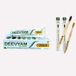 deevyam gold herbal toothpaste neem aloe with 2 bamboo toothbrush