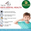 Natural kids oral care combo with herbal toothpaste and bamboo toothbrush