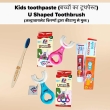 Kids herbal toothpaste single pack natural formula safe for daily oral care