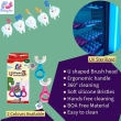 Kids dental kit with 1 toothpaste and 3 toothbrushes complete oral care set