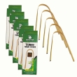 bamboo tongue cleaner pack of 5 eco friendly scraper for oral hygiene