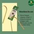 UV sterilized bamboo tongue scraper for removing bacteria and fresh breath