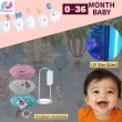UV sterilized baby finger brush and pacifiers ensuring hygienic oral care