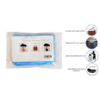 travel friendly raincoat card lightweight foldable waterproof disposable single
