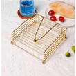 Square Gold Tissue Holder