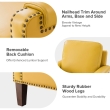 Luxury Yellow Leather Chair