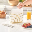 Elegant Gold Napkin Dispenser Organizer