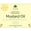 Premium EKARIS wood pressed black mustard oil for everyday cooking