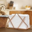 Rose gold tissue paper box holder for modern home decor