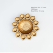 Brass finish urli bowl set ideal for Diwali gifting and festive home decoration