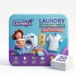 Laundrix compact laundry detergent sheets for home and travel use