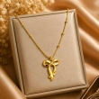 Elegant AMAILLE Eloise bow pendant and earrings set