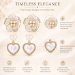 Modern duo earrings set from AMAILLE