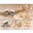 Stylish duo earrings set by AMAILLE