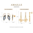 Lightweight fashion earrings for women by AMAILLE