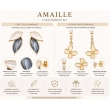 Modern dual style earrings set from AMAILLE