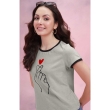 Aasna Enterprise women's cotton blend printed round neck t-shirt