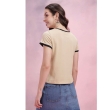 Women's casual printed cream t-shirt with soft cotton blend fabric