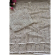 KAVISHA Enterprise white net saree paired with heavy work blouse