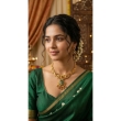 Stylish gold-plated brass jewellery set for women