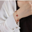 Stylish stainless steel gold-plated bracelet for women