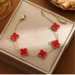Elegant gold-plated stainless steel bracelet for women