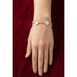 Elegant gold-plated stainless steel bracelet for women