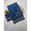 KAVISHA Enterprise blue blouse with mirror hand work