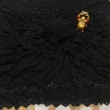 KAVISHA ENTERPRISE black heavy worked fancy blouse in matching fox georgette fabric