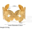 SOLMARE VENTURES elegant gold-plated cuff bracelet