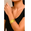 Ishtaara gold-plated stainless steel cuff bracelet