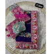 KAVISHA ENTERPRISE soft silk saree with heavy worked blouse